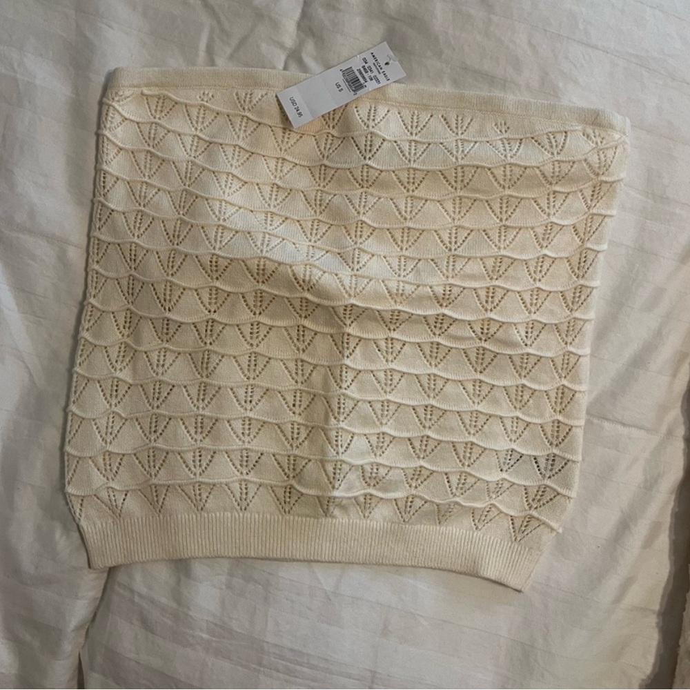 NWT American Eagle Cream Tube Top 🦅